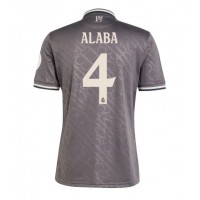 Camisa de Futebol Real Madrid David Alaba #4 Equipamento Alternativo 2024-25 Manga Curta